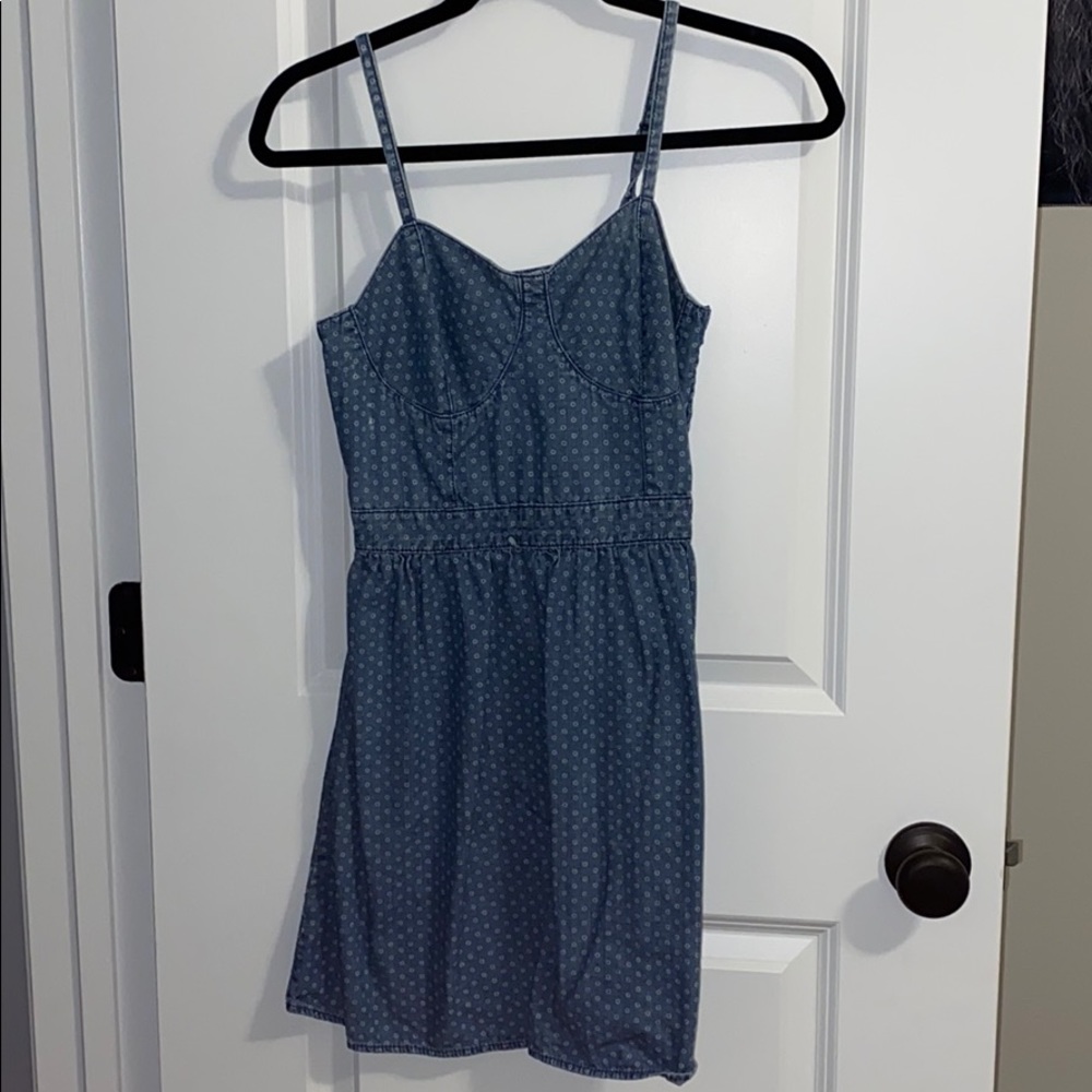 A little blue dress